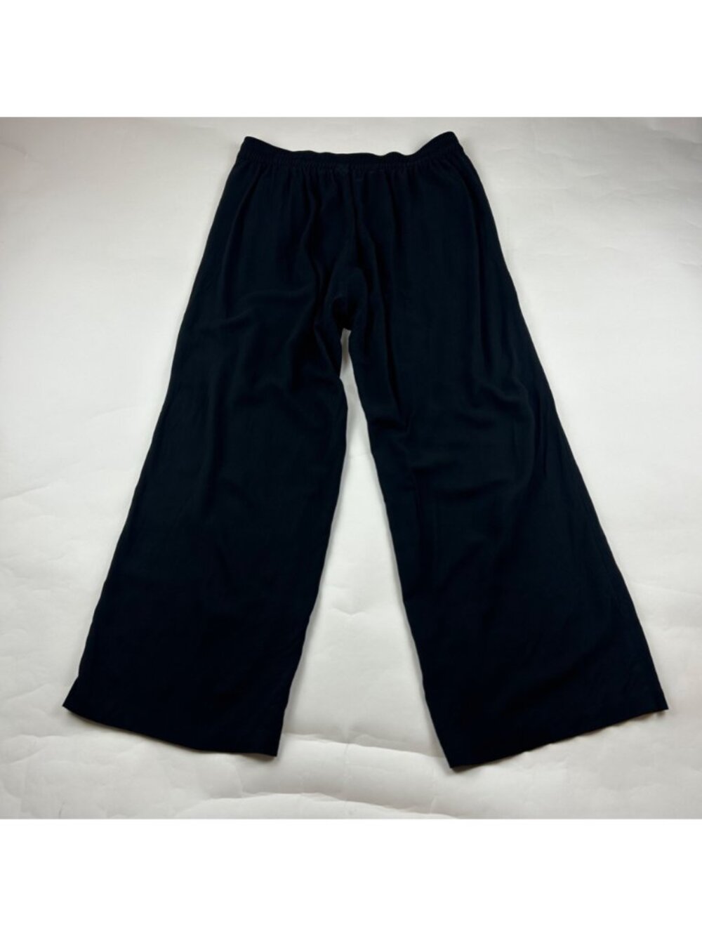 Old Navy Black Challis Playa Wide Leg Pant L - Picture 6 of 7